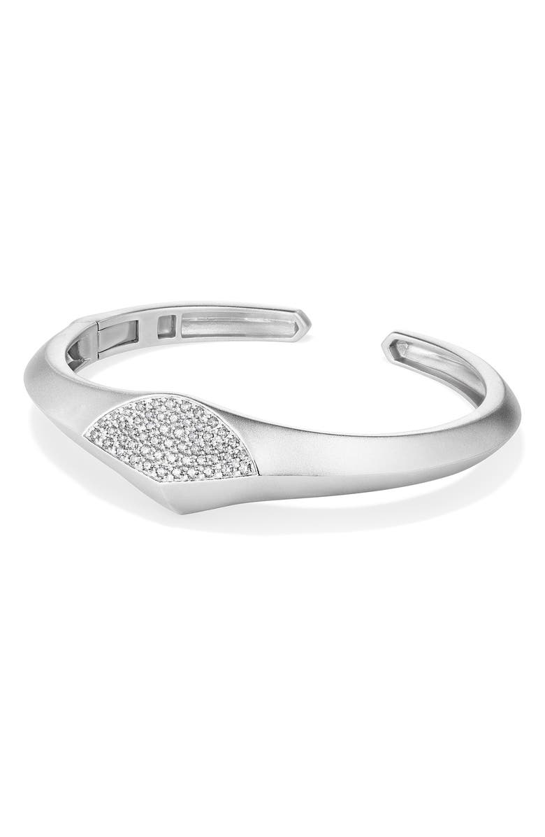 Judith Ripka Iris Diamond Cuff Bracelet, Alternate, color, 