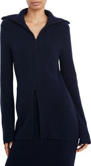 Vince Crimped Collar Cardigan