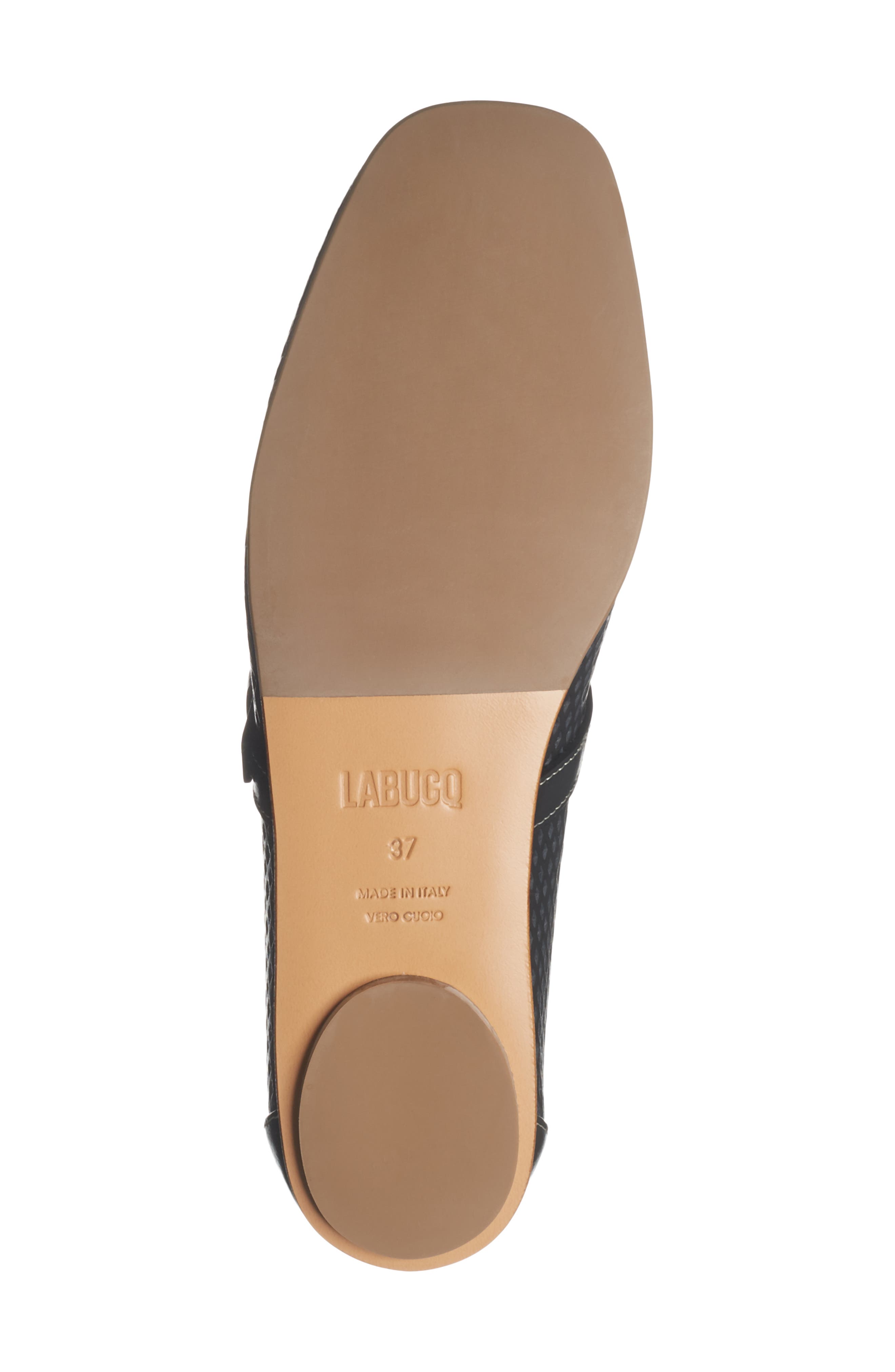 LABUCQ Lido Laser-Cut Mary Jane Flat, Alternate, color, Black