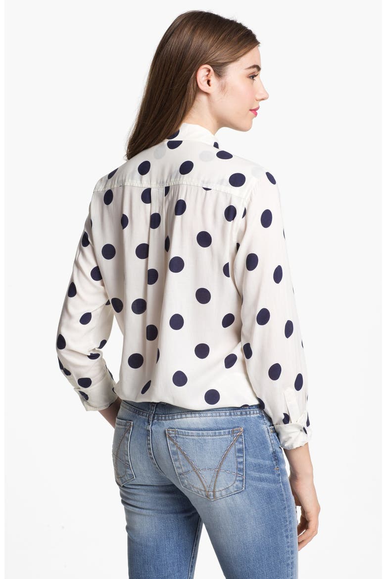 Polka Dot Shirt, Alternate, color, LIGHT CREAM