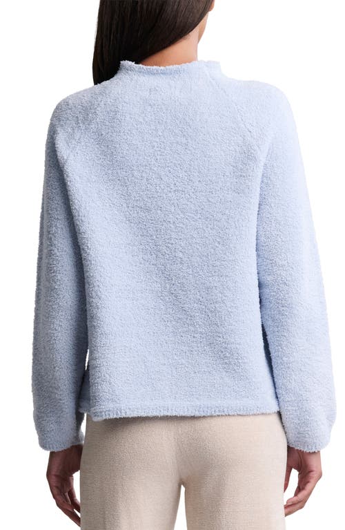 Barefoot Dreams Cozychic® Mock Neck Sweater In Blue