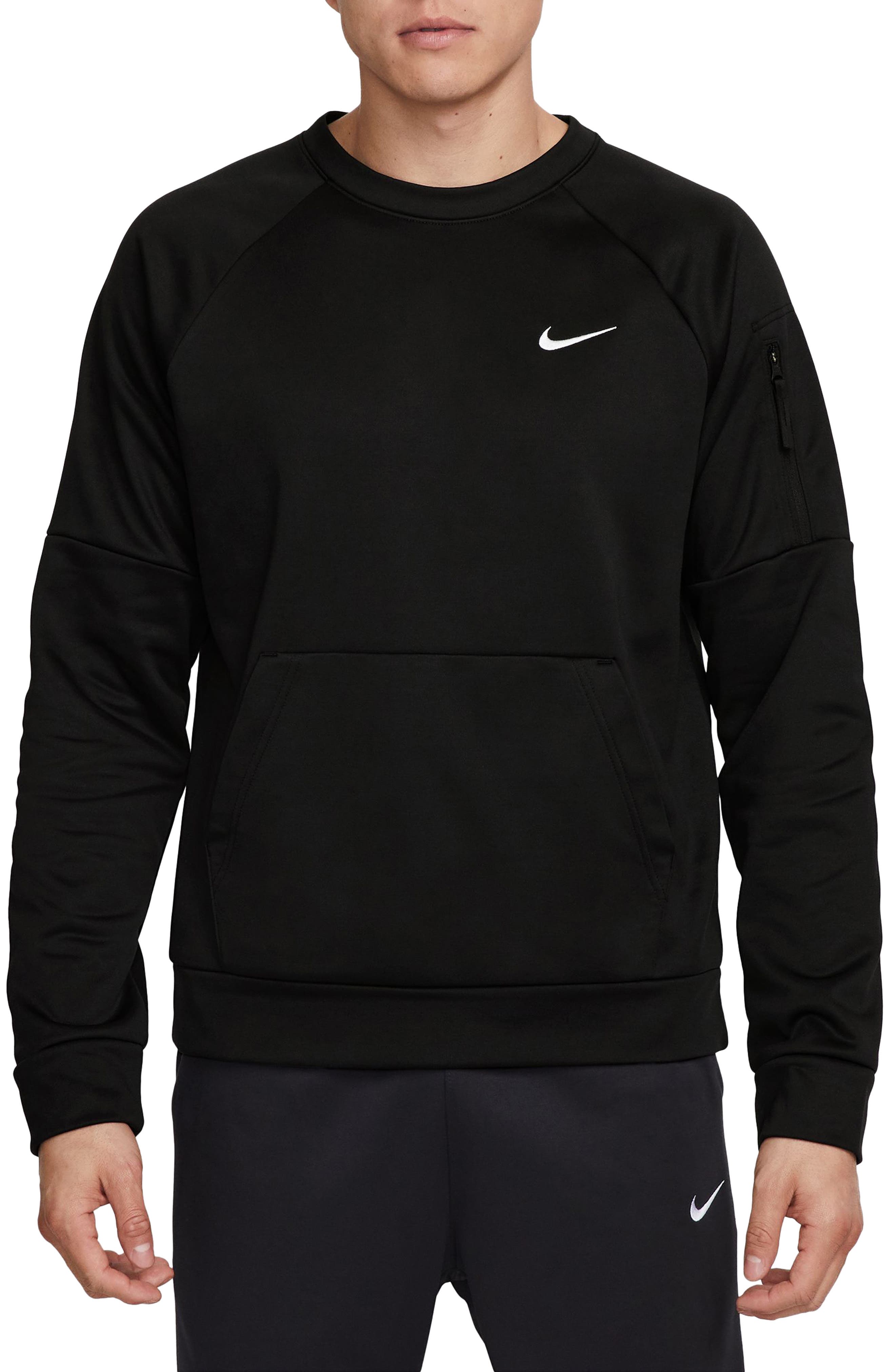 nike therma crew neck sweatshirt