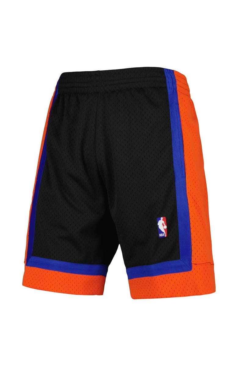 Mitchell & Ness Men's Mitchell & Ness Black New York Knicks Hardwood Classics Reload 2.0 Swingman Shorts, Alternate, color, 