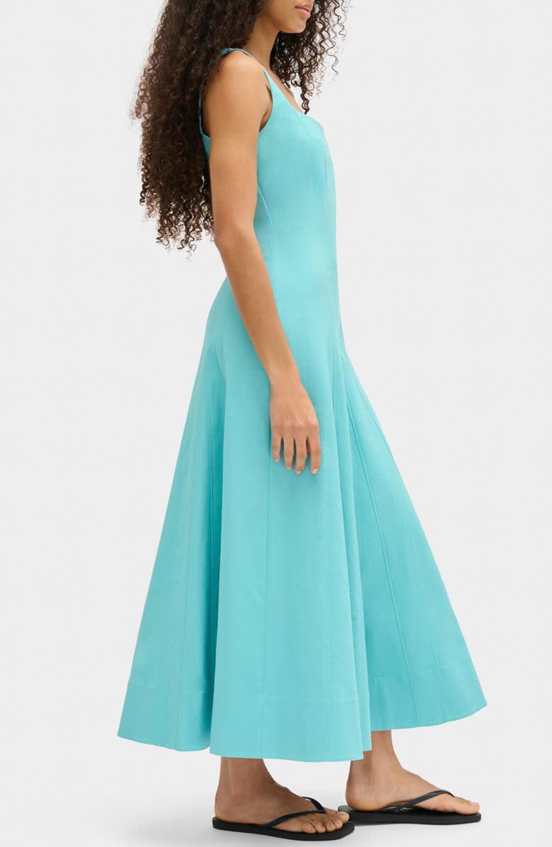 ALIGNE Fernanda Godet Pleat Sundress, Alternate, color, Blue