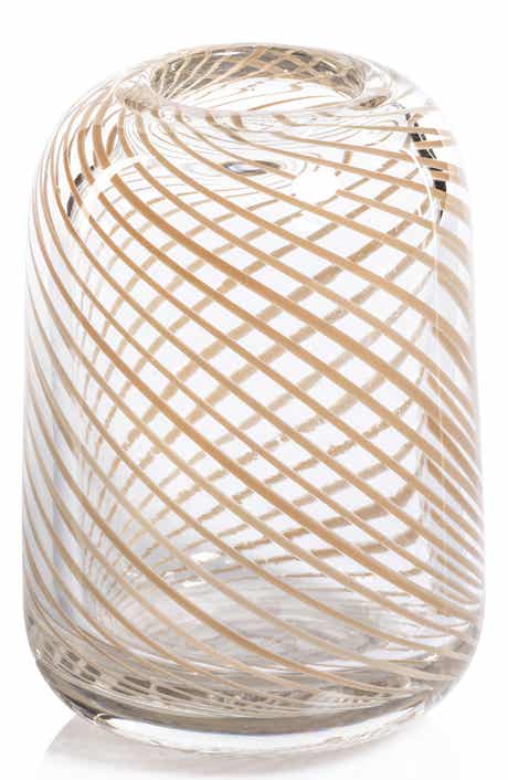 Zodax Chantilly Swirl Glass Bud Vase