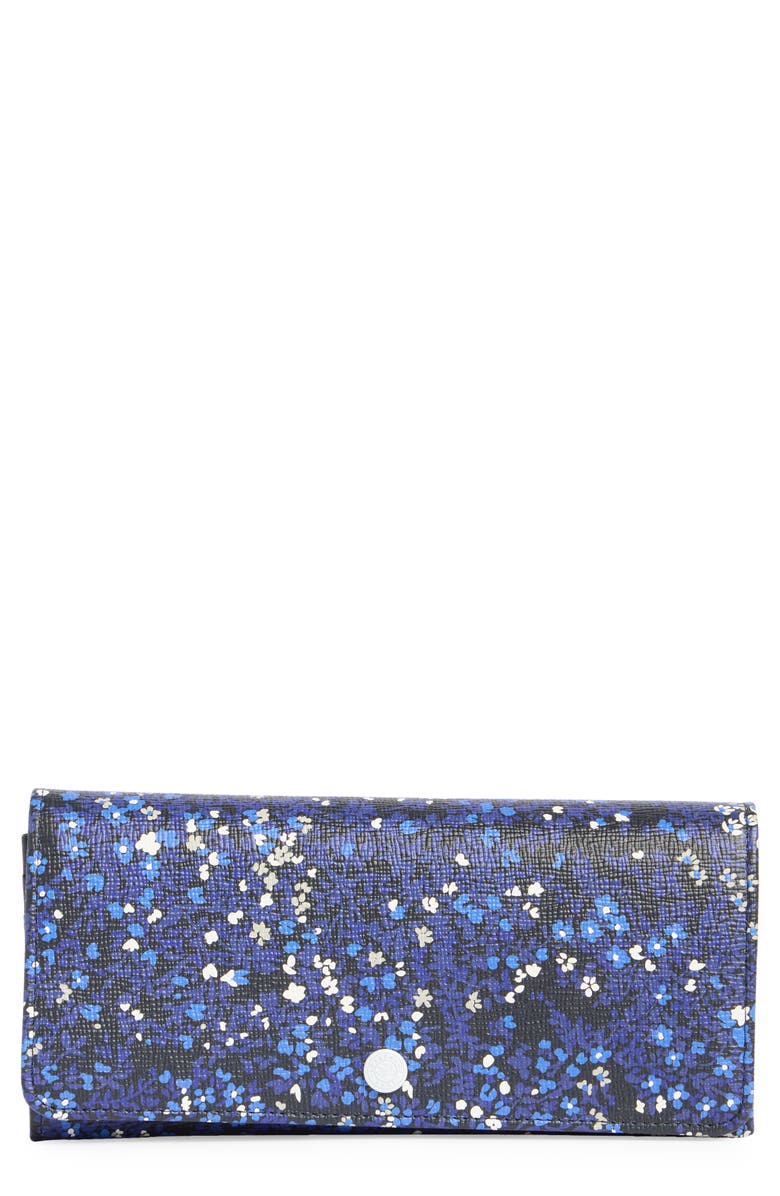 Longchamp Leather Continental Flap Wallet, Main, color,