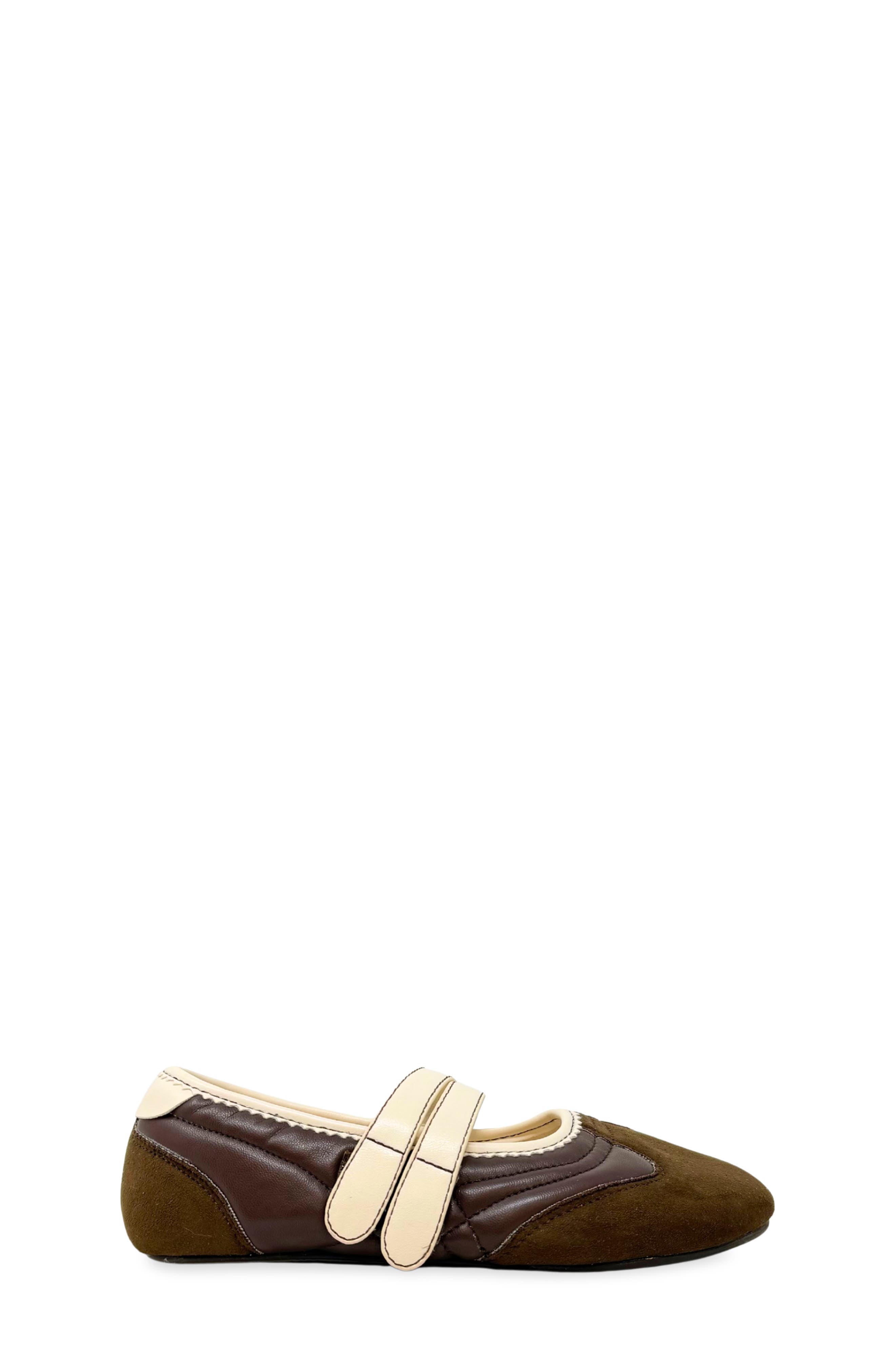 Kids' Salome Mini Mary Jane Sneaker, Alternate, color, BROWN