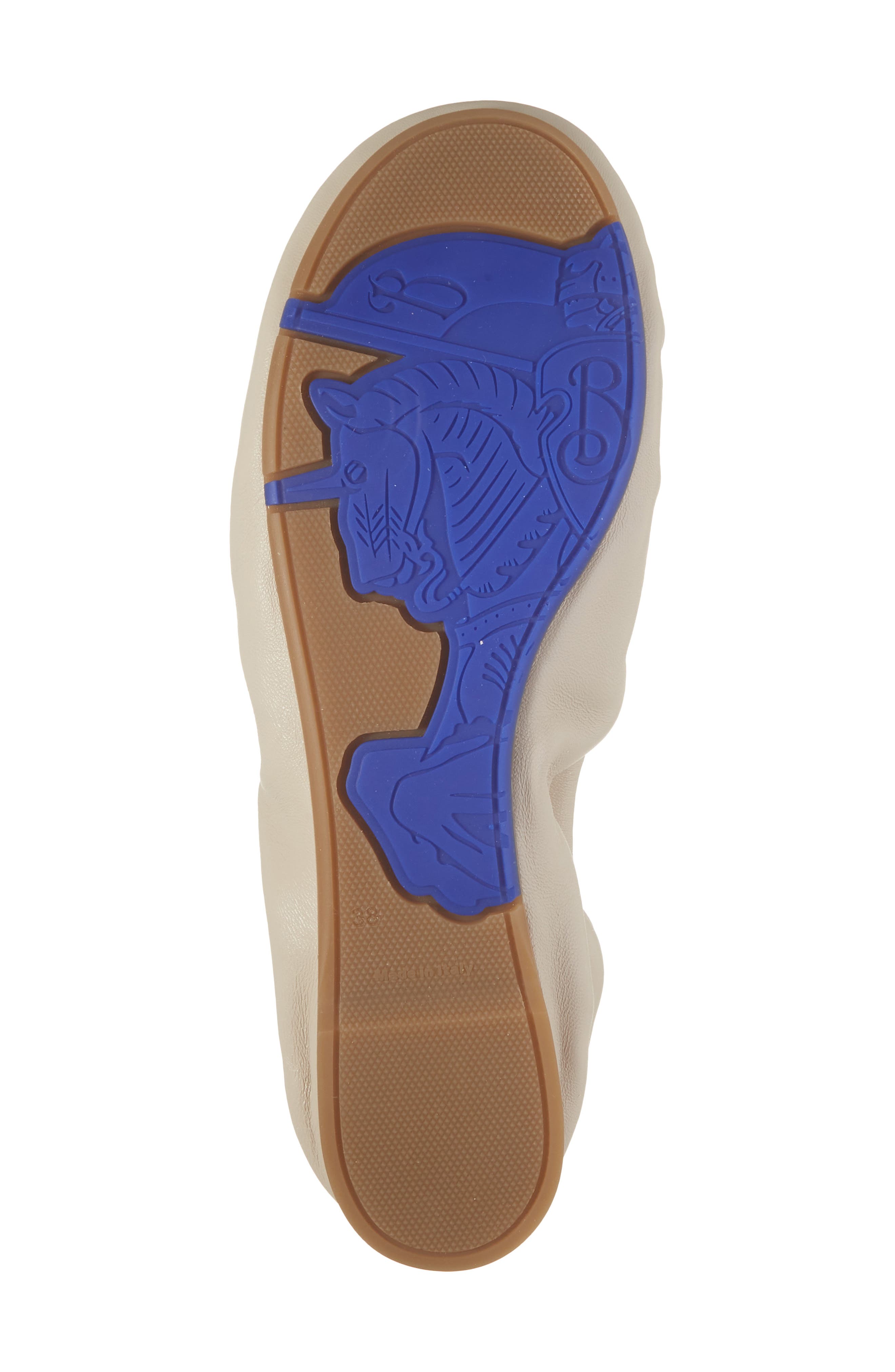 Burberry Fawn Ballet Flat, Alternate, color, Nutmeg