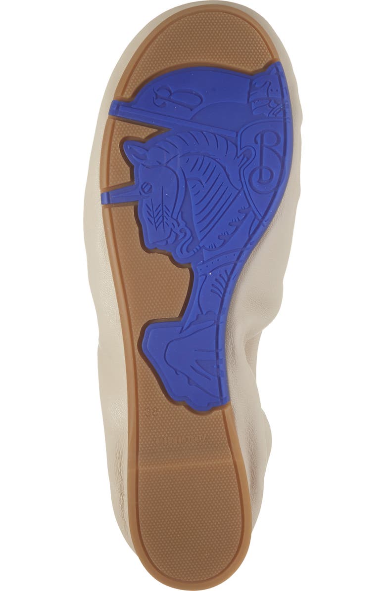 Burberry Fawn Ballet Flat, Alternate, color, Nutmeg