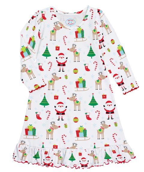 Long Sleeve Ruffle Nightgown