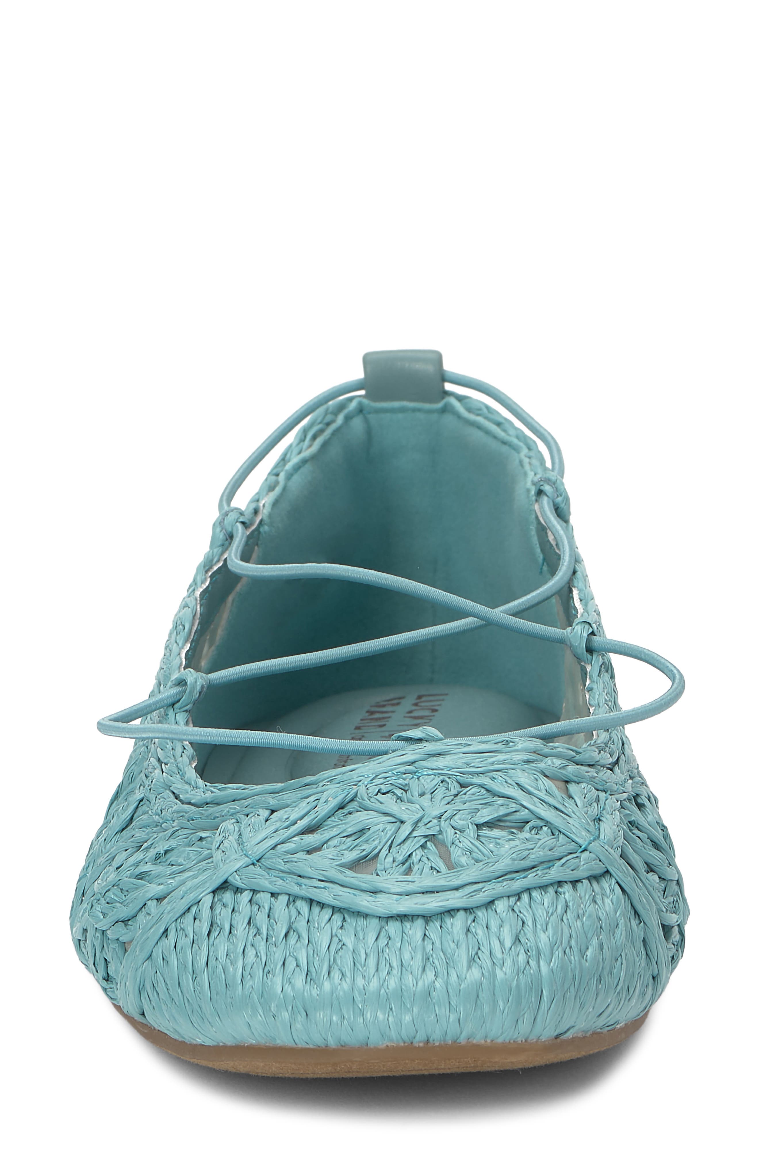 Tennyr Ballet Flat, Alternate, color, TEAL LAGOON