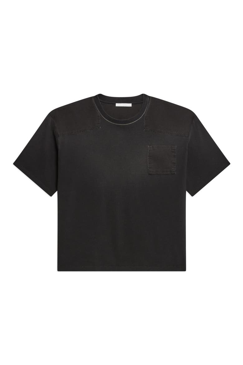 Patch Cotton T-Shirt, Alternate, color, BLACK