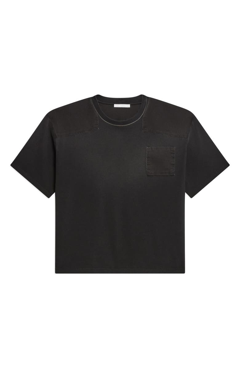 Helmut Lang Patch Cotton T-Shirt, Alternate, color, Black