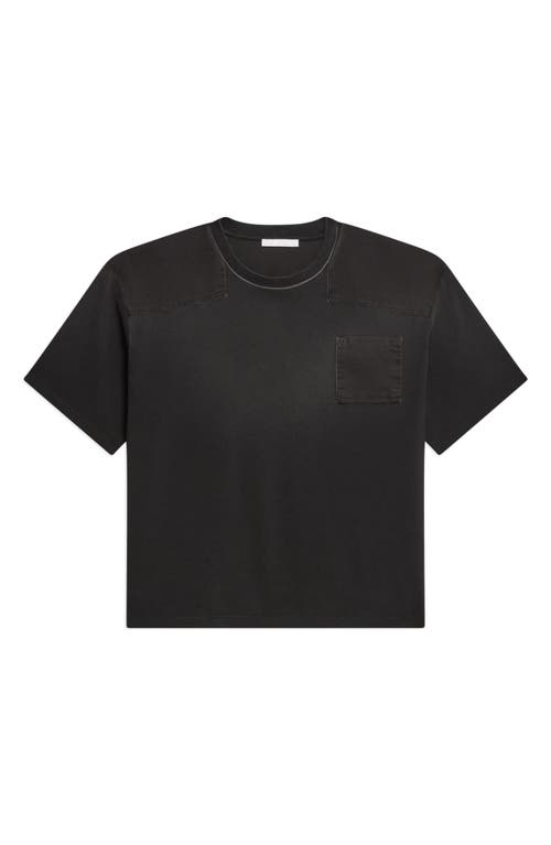 Helmut Lang Relaxed Fit Patch Tee In Black