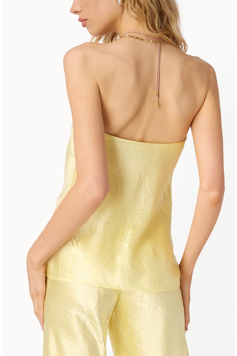 Palma Strapless Top, Alternate, color, BUTTERCUP