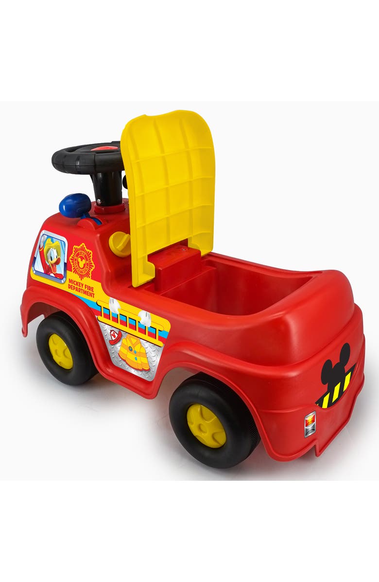 Kiddieland My First Mickey Fire Truck Rideon, Alternate, color, Multicolored