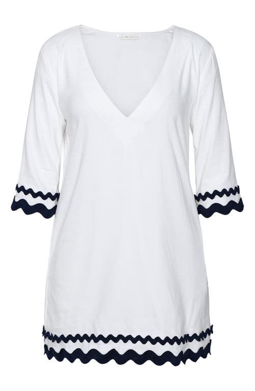 La Blanca Poolside V Neck Tunic In White
