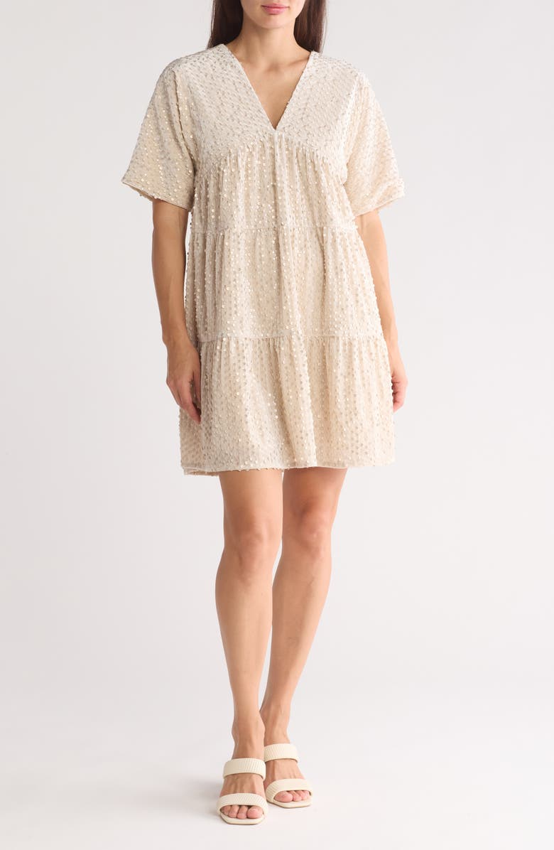WISHLIST Baby Doll Dress, Main, color, Cream
