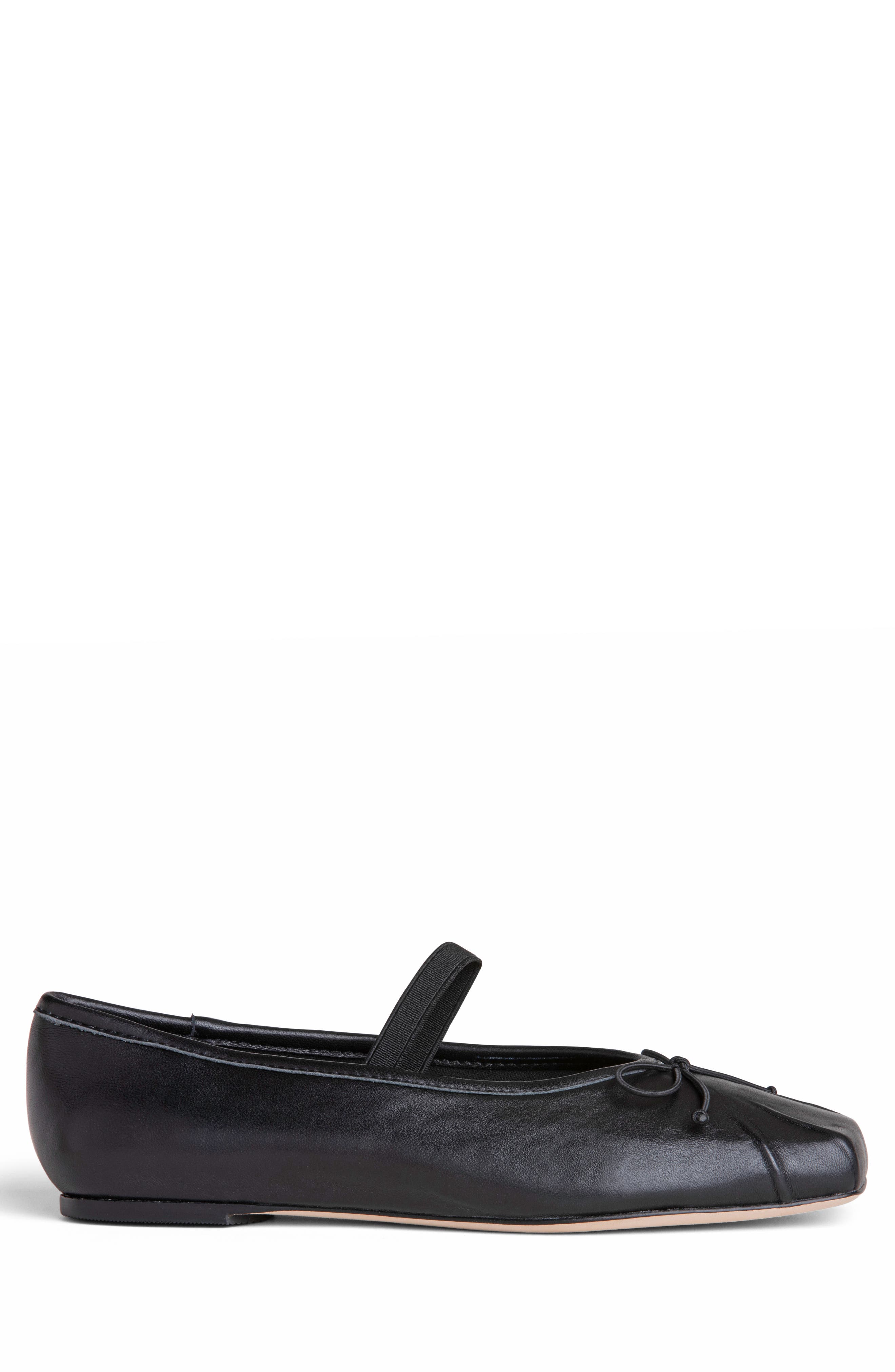 Allegra James Cossie Leather Ballet, Main, color, 