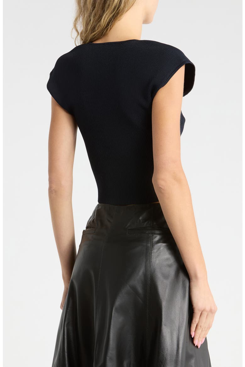 Abia Ribbed Crop Top, Alternate, color, MIDNIGHT