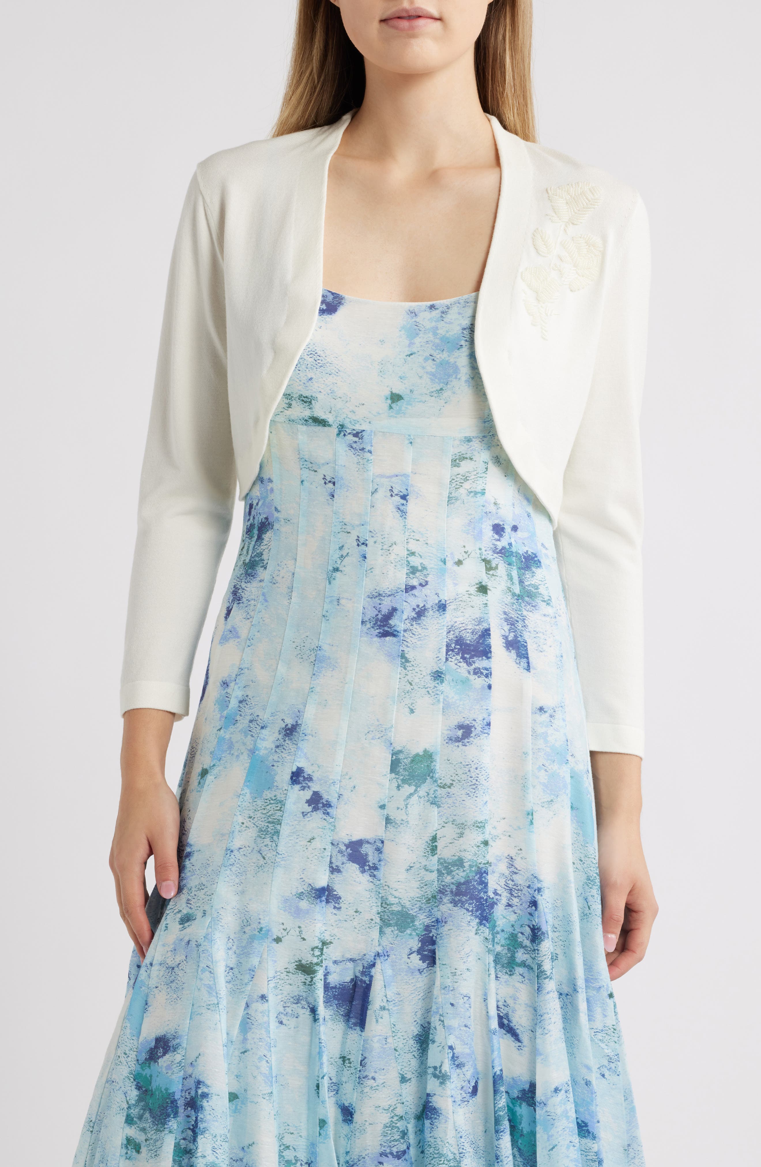 Kay Unger Kelly Embellished Cardigan