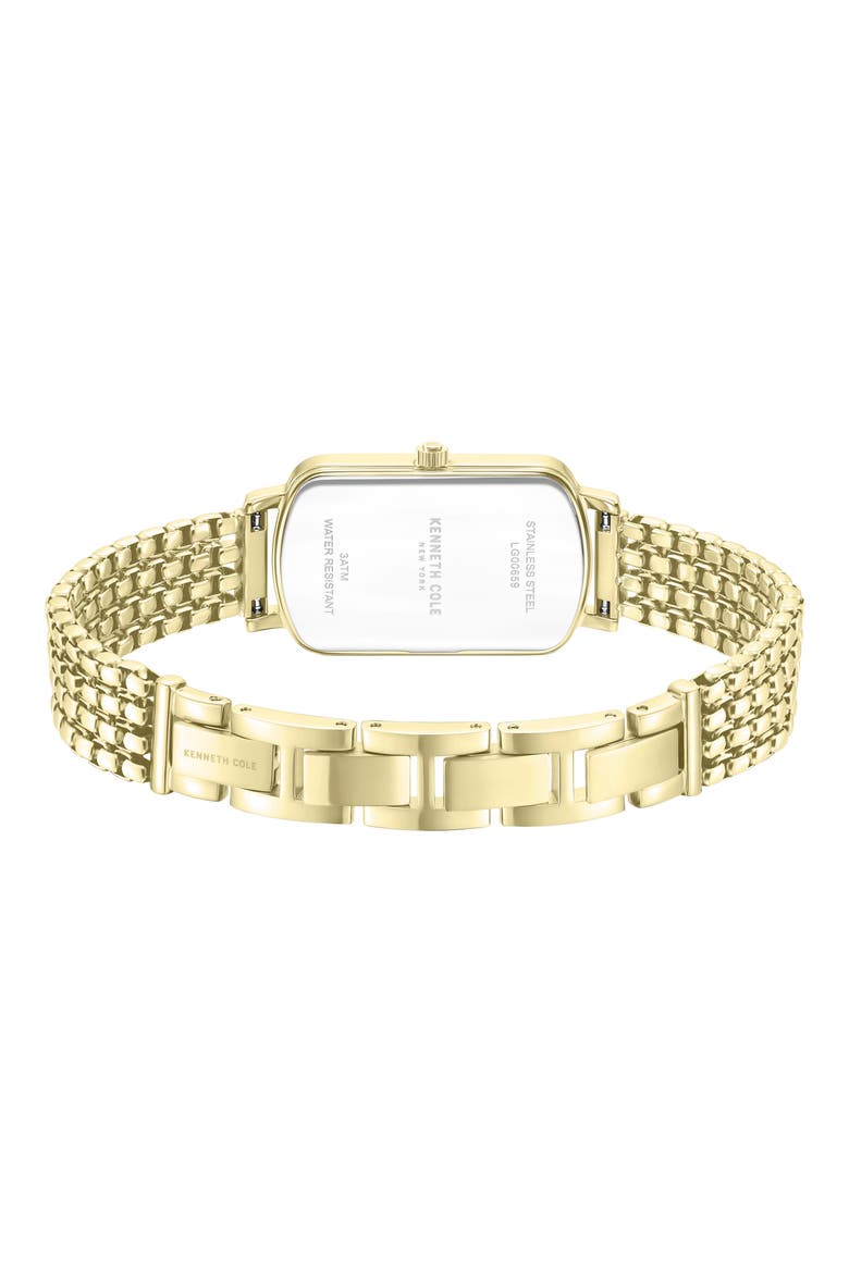 Tank Bracelet Watch, 22mm x 35mm, Alternate, color, GOLD