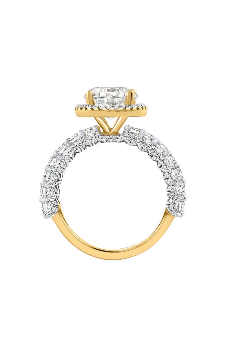 Bliss Diamond Certified 4.00Ct Diamond Engagement Ring 14k Gold Lab Grown, Alternate, color, 