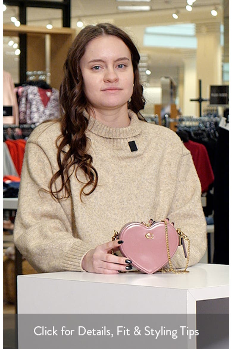 Spazzolato Leather Heart Crossbody Bag (Women) | Nordstrom