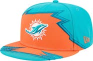 New Era Men's New Era Aqua/Orange Miami Dolphins Break 59FIFTY Fitted Hat