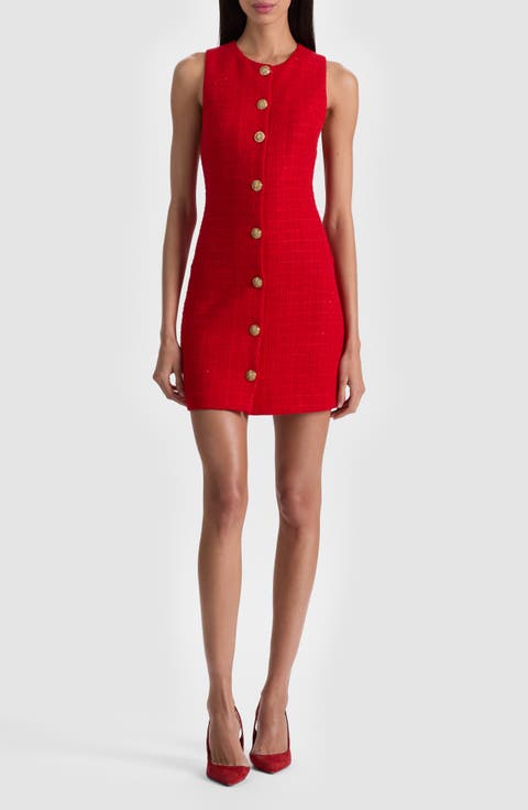 Cade Tweed Minidress