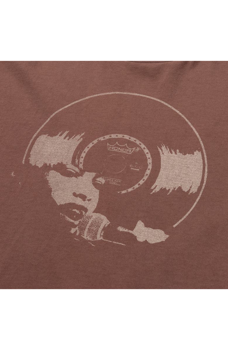 HONOR THE GIFT Vinyl Cotton Crop Graphic T-Shirt, Alternate, color, 