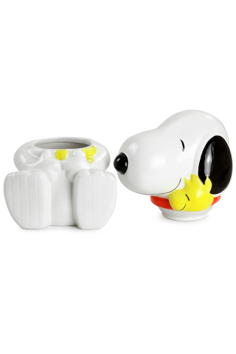 Classic Snoopy Cookie Jar, Alternate, color, White