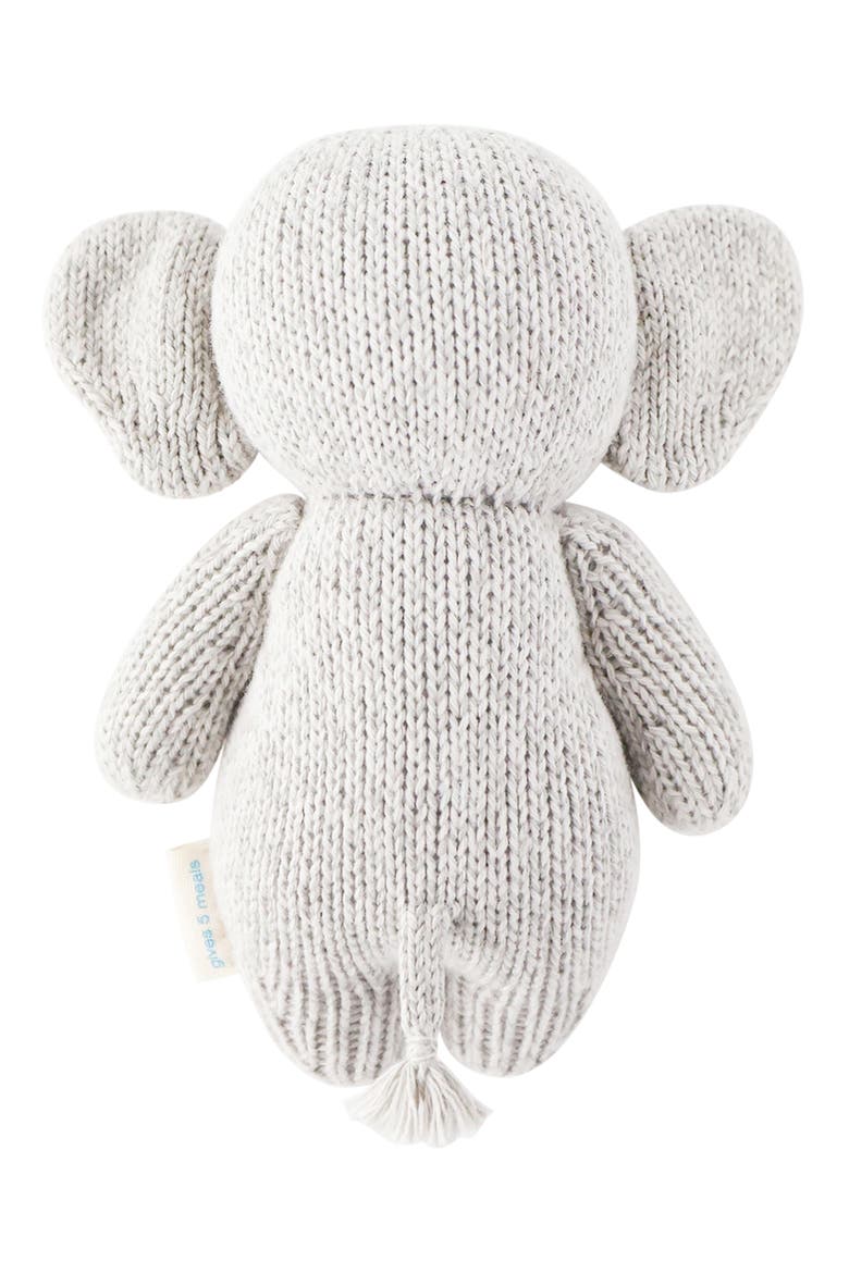 Baby Elephant Stuffed Animal, Alternate, color, GREY