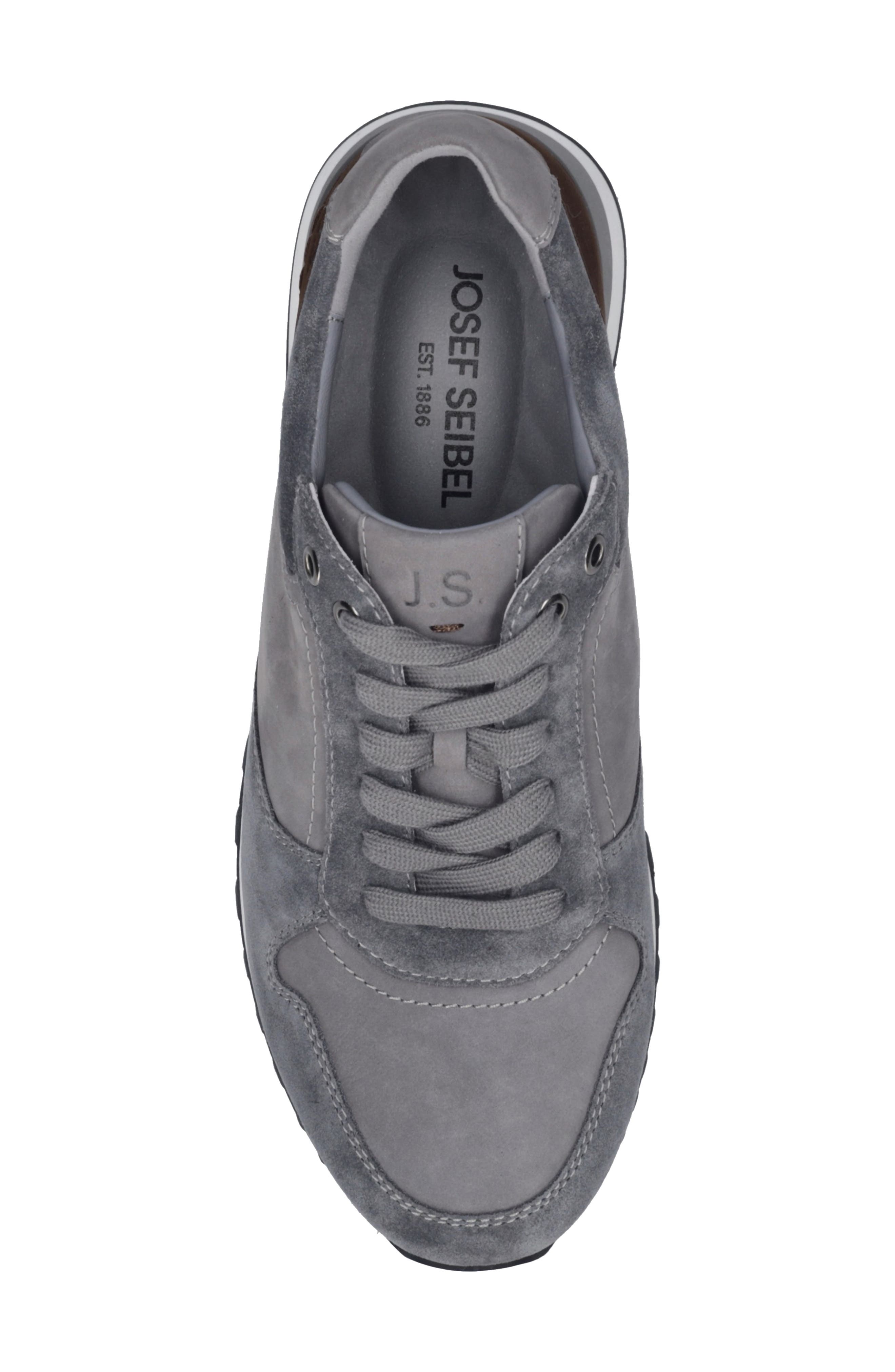 Axel 01 Leather Sneaker, Alternate, color, GRAY