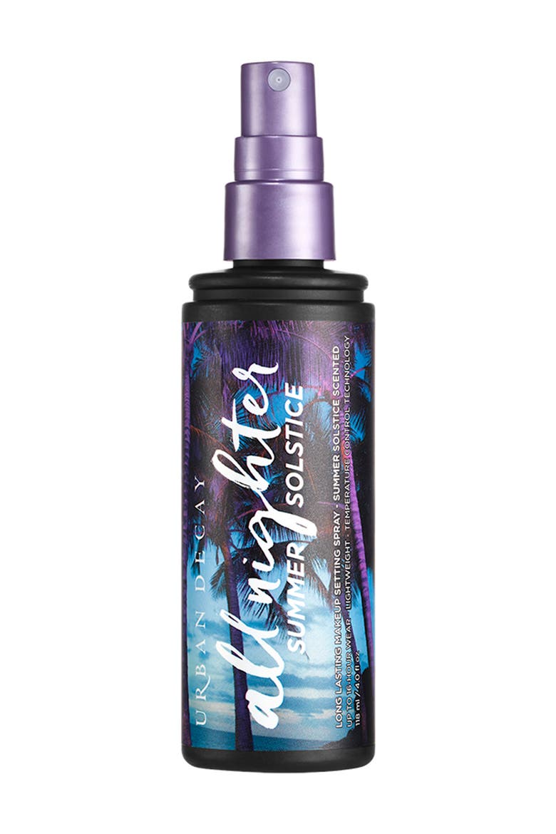 All Nighter Setting Spray Summer Solstice Full Size with Travel Spray, Alternate, color, NO COLOR