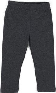 Leveret Girls Cotton Leggings, Solid Colors