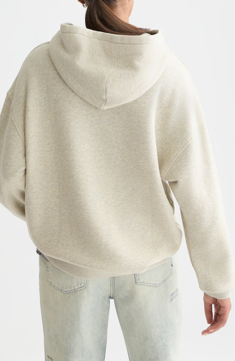 Scotch 
Soda x Basquiat Embroidered Cotton Graphic Hoodie, Alternate, color, Oatmeal Melange