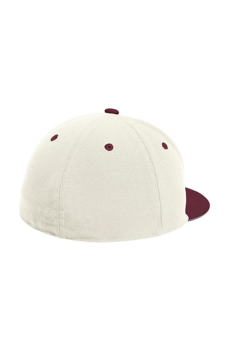 adidas Men's adidas  Cream Texas A&M Aggies On-Field Fitted Baseball Hat, Alternate, color, 
