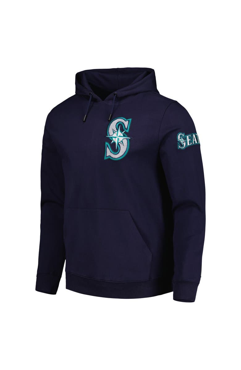 PRO STANDARD Men's Pro Standard Navy Seattle Mariners Team Logo Pullover Hoodie, Alternate, color,