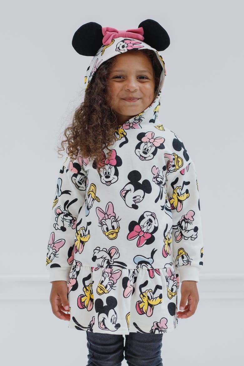 Mickey Mouse & Friends Cosplay Fleece Hooded Dress, Alternate, color, Tusk