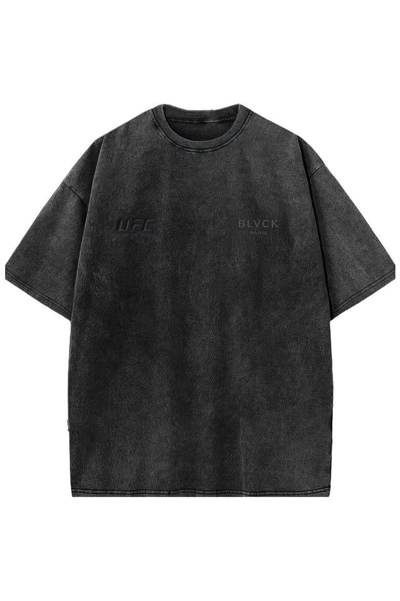 x UFC Acid Wash Tee, Alternate, color, Gray