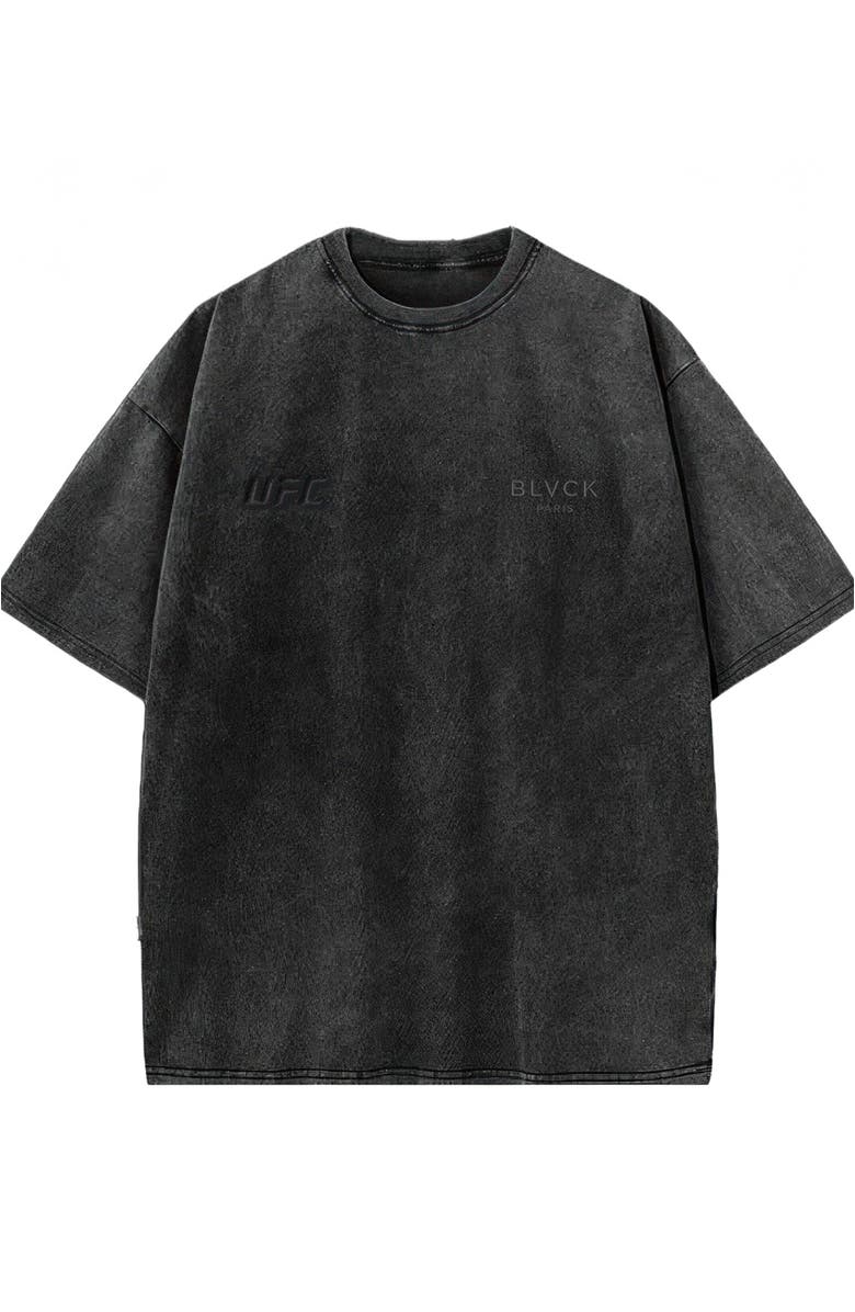 Blvck x UFC Acid Wash Tee, Alternate, color, Gray