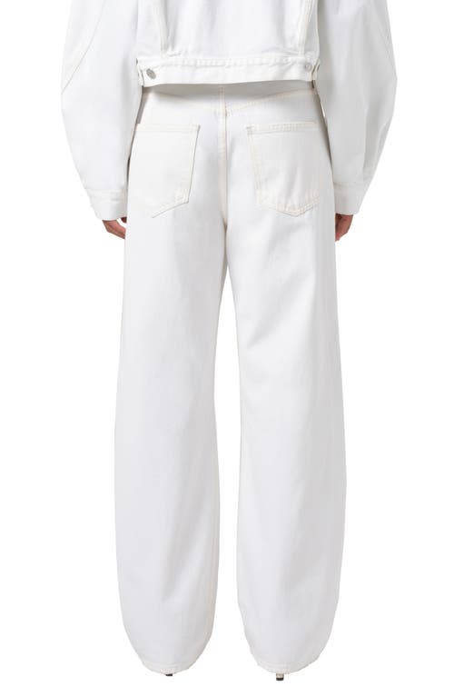 Shop Agolde Low Curve Jeans In Milkshake