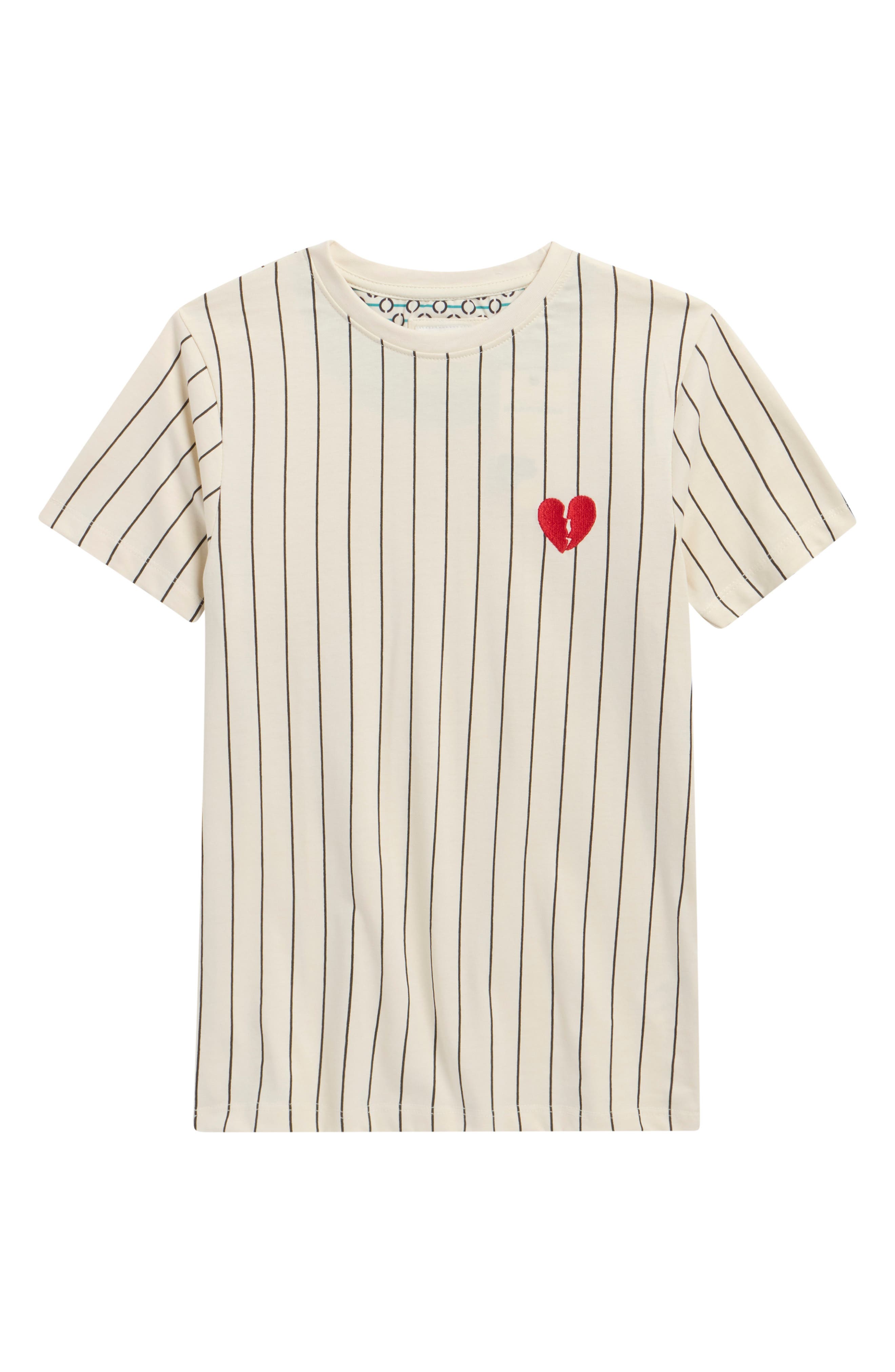Kids' Stripe Cotton Blend T-Shirt