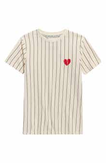 Kids' Stripe Cotton Blend T-Shirt