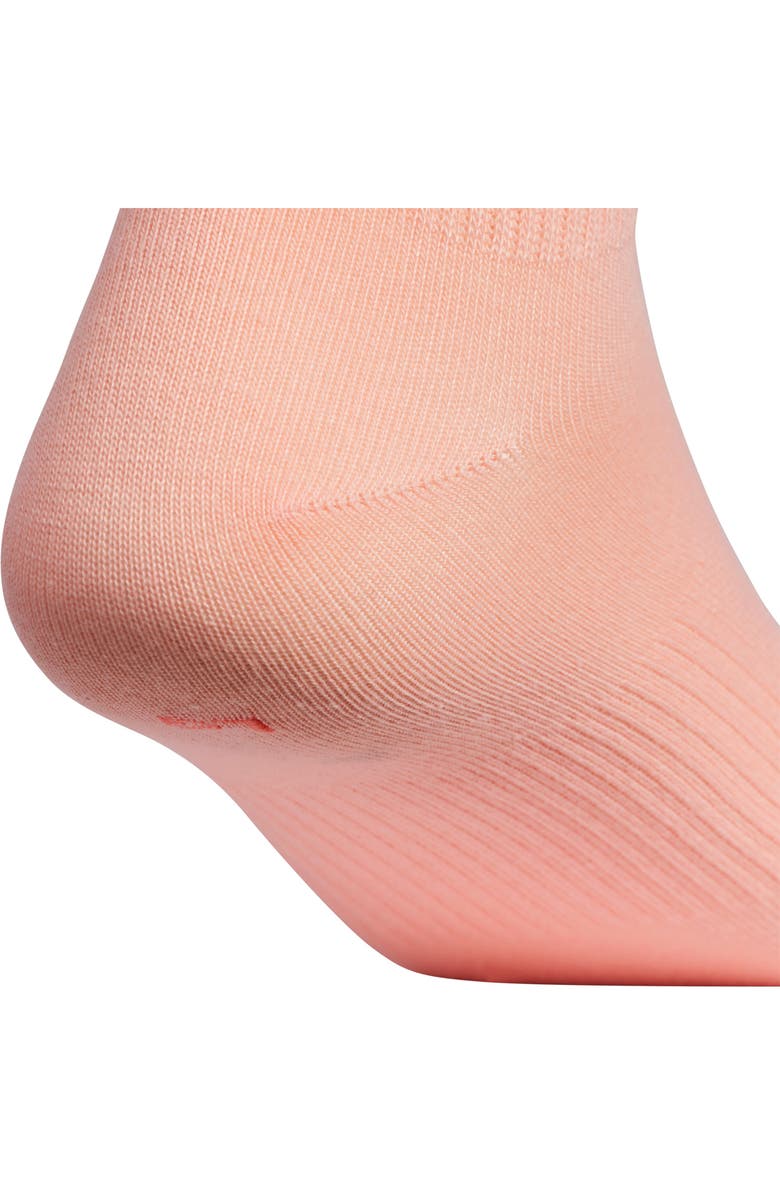 adidas Assorted 6-Pack Superlite Performance Quarter Crew Socks, Alternate, color, Pink/ Indigo/ Sky Blue