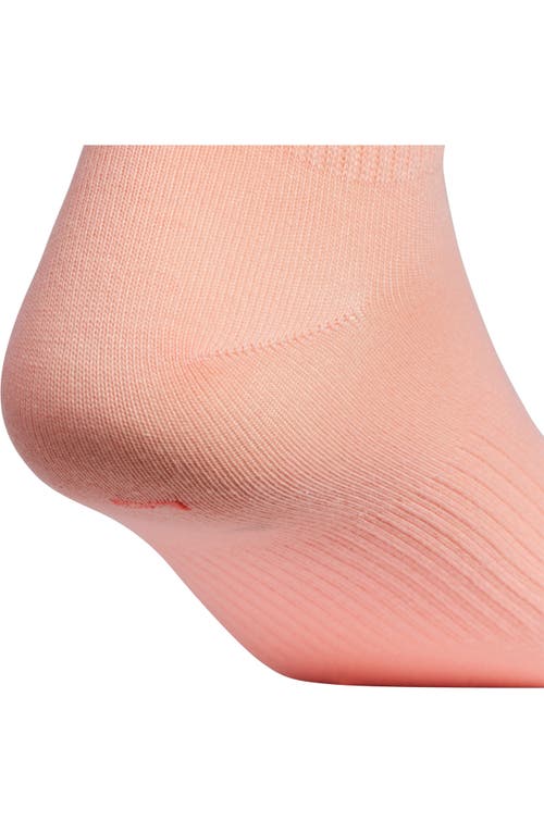 Shop Adidas Originals Adidas Superlite 6-pack Quarter Crew Socks In Glow Pink/night Indigo/blue