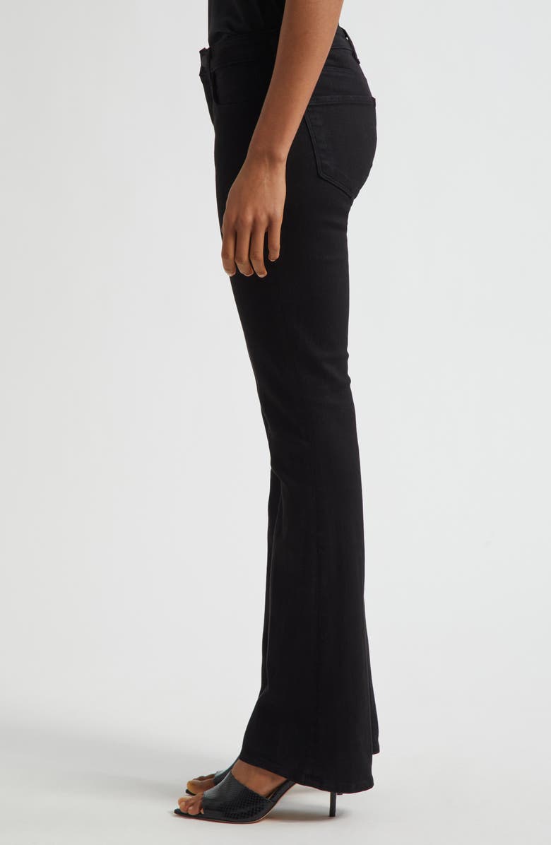 L'AGENCE Cara Low Rise Bootcut Jeans, Alternate, color, Noir