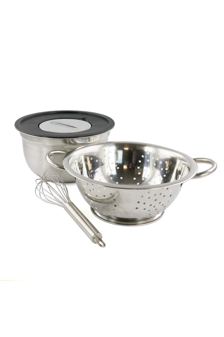 Tobias 27 Piece All-In-One Cooking Tool Set - Ideal For Prepping, Alternate, color, Silver