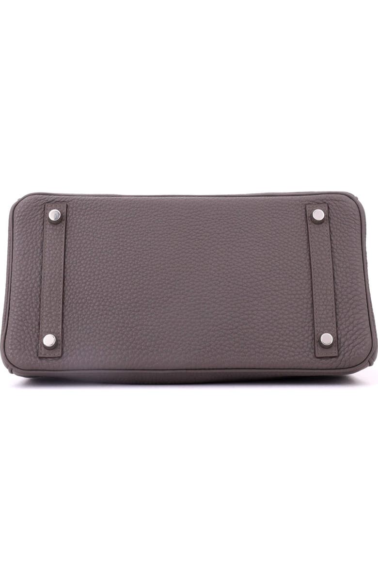 Pre-Owned Hermes Birkin Handbag Grey Togo with Palladium Hardware 30, Alternate, color, Etain